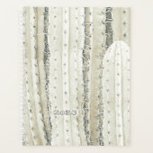 CACTUS Photo Art YEARニュートラル砂漠モダンおもしろい プランナー手帳 (正面)