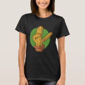 cactus plant dab dabbing tシャツ (正面)