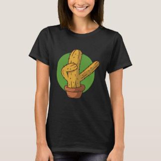 cactus plant dab dabbing tシャツ