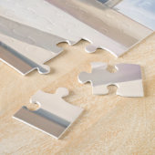 Cactus Plant | Green Botanical Watercolor ジグソーパズル (側面)