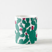 Cactus plant seamless pattern. Abstract hipster de コーヒーマグカップ (中央)