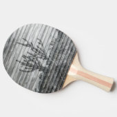 Cactus Plants On Wood Planks Black And White Photo 卓球ラケット (横)