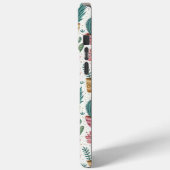 Cactus Pot with Plants, Flowers and Rainbows Case-Mate iPhoneケース (裏面 / 左)