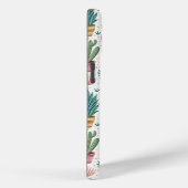 Cactus Pot with Plants, Flowers and Rainbows Case-Mate iPhoneケース (裏面 / 右)