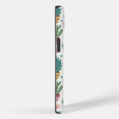 Cactus Pot with Plants, Flowers and Rainbows Case-Mate iPhoneケース (裏面 / 右)