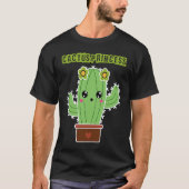 Cactus Princess I Succulent I Cactus Tシャツ (正面)