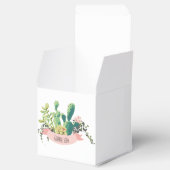 Cactus Succulent Boho Rustic フェイバーボックス (オープン)