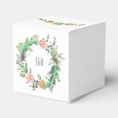 Cactus Succulent Boho Rustic フェイバーボックス (裏面サイド)