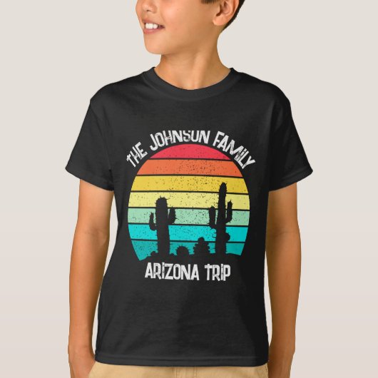 Cactus Sunset Arizona Desert Trip Womens  Tシャツ (正面)
