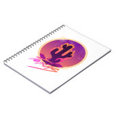 CACTUS SUNSET NEON  ノートブック (左側)