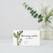 Cactus Tacoの恋の推測キャンディーの数 エンクロージャーカード (スタンド正面)