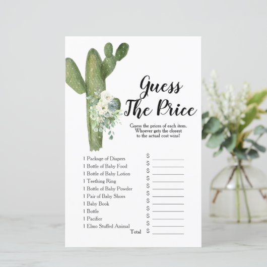 Cactus Tacoの愛を推測するプライスゲーム (スタンド正面)