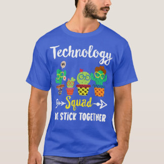 Cactus Team Technology Tea(Cactusおもしろい Team Team T Tシャツ