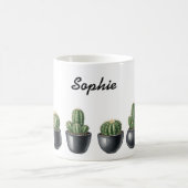 Cactus watercolour mug コーヒーマグカップ (中央)