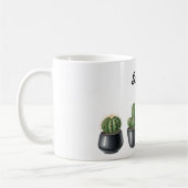 Cactus watercolour mug コーヒーマグカップ (左)