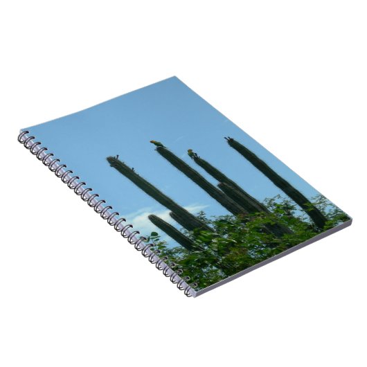 Cactuses with Lorikeets Bonaire Notebook ノートブック (右側)