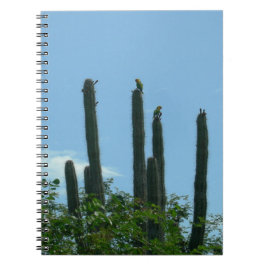 Cactuses with Lorikeets Bonaire Notebook ノートブック