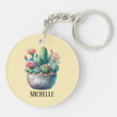 Cactusloveハッシュタグ キーホルダー (裏面)