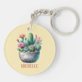 Cactusloveハッシュタグ キーホルダー (裏面)