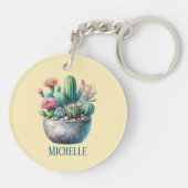 Cactusloveハッシュタグ キーホルダー (裏面)