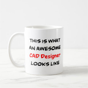 cadデザイナ素晴らし、 コーヒーマグカップ