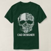 Cadデザイナ Tシャツ (デザイン正面)