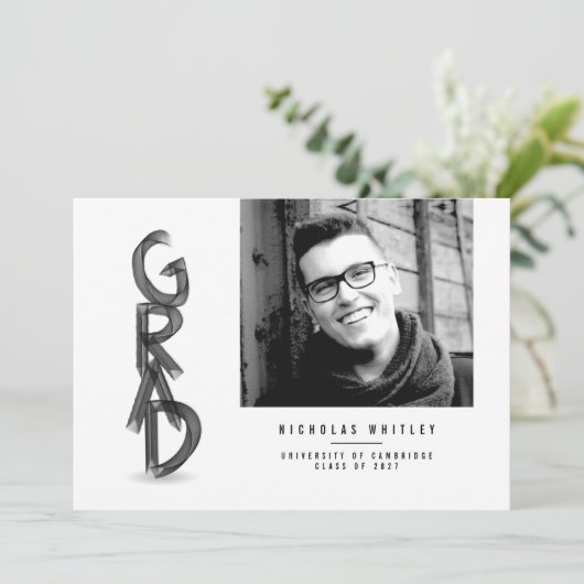 Cad Architect Graphic Artsの卒業発表 招待状 (スタンド正面)