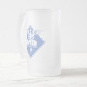 Cad MD (ダイヤモンド) フロストグラスビールジョッキ (正面左)