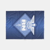 Cad RN (ダイヤモンドパーソナライズされた) フリースブランケット (正面(横))