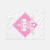 Cad RN （pkダイヤモンド） フリースブランケット (正面(横))