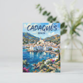 Cadaqués Spain ポストカード (スタンド正面)