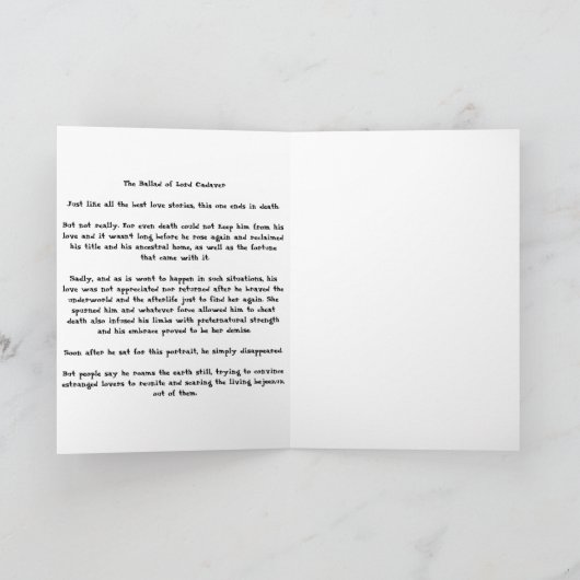 "Cadaver主"カード カード (内部)