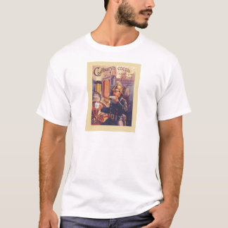 、Cadburyのココア広告する、ヴィンテージ消防士 Tシャツ