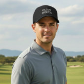 Caddy Issues Black & White Golf Hat 刺繍入りキャップ