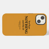 Caddyshack | 何も与えない、それが私のやり方です! iPhoneケース (裏面横)
