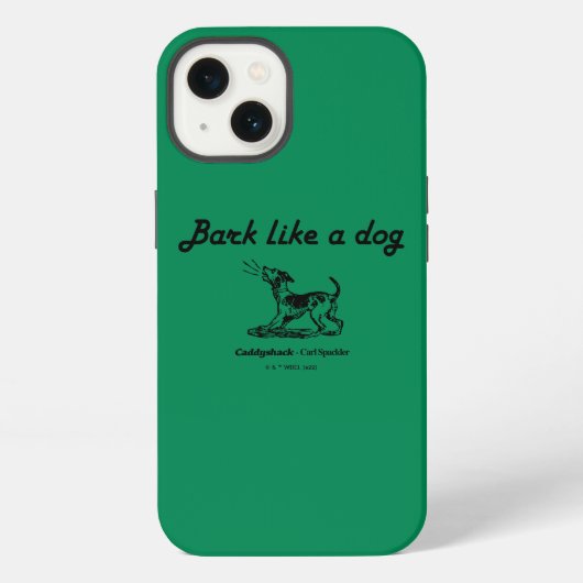 Caddyshack | 犬のように吠えろ! iPhoneケース (裏面)