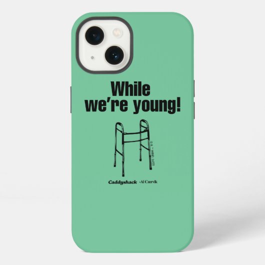 Caddyshack | 若いうちにやっておこう! iPhoneケース (裏面)