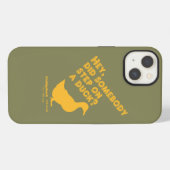 Caddyshack | 誰かがアヒルを踏んだの? iPhoneケース (裏面横)