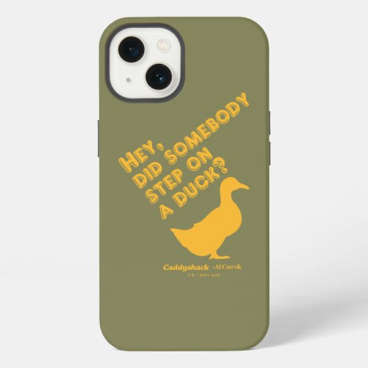 Caddyshack | 誰かがアヒルを踏んだの? iPhoneケース (裏面)