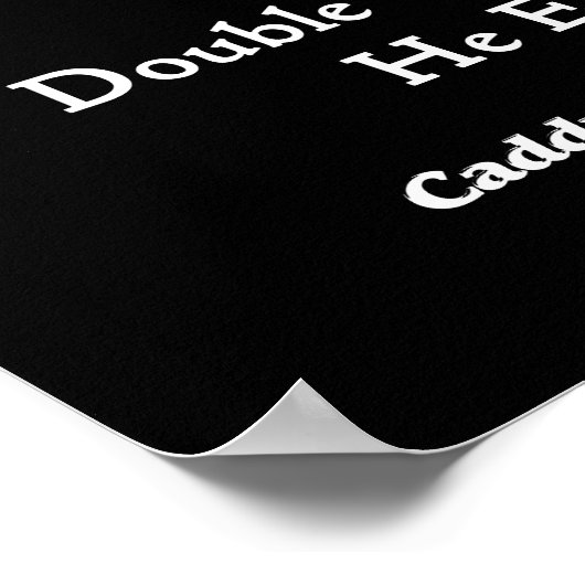 Caddyshack | Fifty Bucks Says ポスター (角)