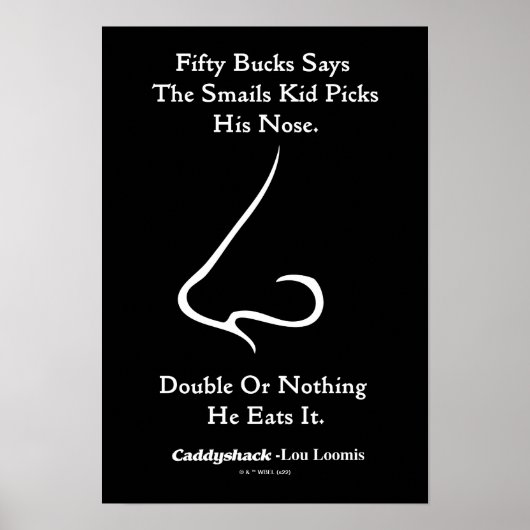 Caddyshack | Fifty Bucks Says ポスター (正面)