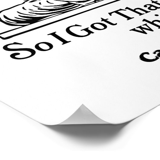 Caddyshack I Got That Going For Me ポスター (角)