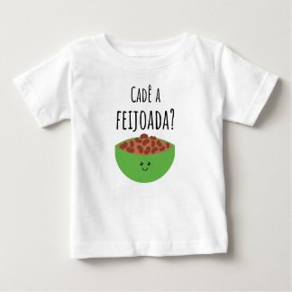 Cadê a feijoada? Brazilian Baby Shirt ベビーTシャツ