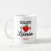 Cadeau "Beschte Léierin" コーヒーマグカップ (左)