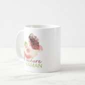 Cadeau fete des meres, meilleure maman, great mom コーヒーマグカップ (正面左)