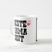 Cadeau mok voor mama met eigen foto コーヒーマグカップ (正面左)