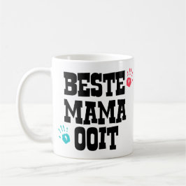 Cadeau mok voor mama met eigen foto コーヒーマグカップ