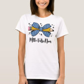 Cadeau Nom Personnalisé Nœud Papillon & Crayon Tシャツ (正面)