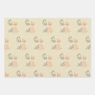 cadeau papier abstracte motieven ラッピングペーパーシート