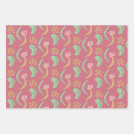 cadeau papier abstracte vormen ラッピングペーパーシート